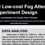 FSO Artificial Low-cost Fog Attenuation Experiment Design